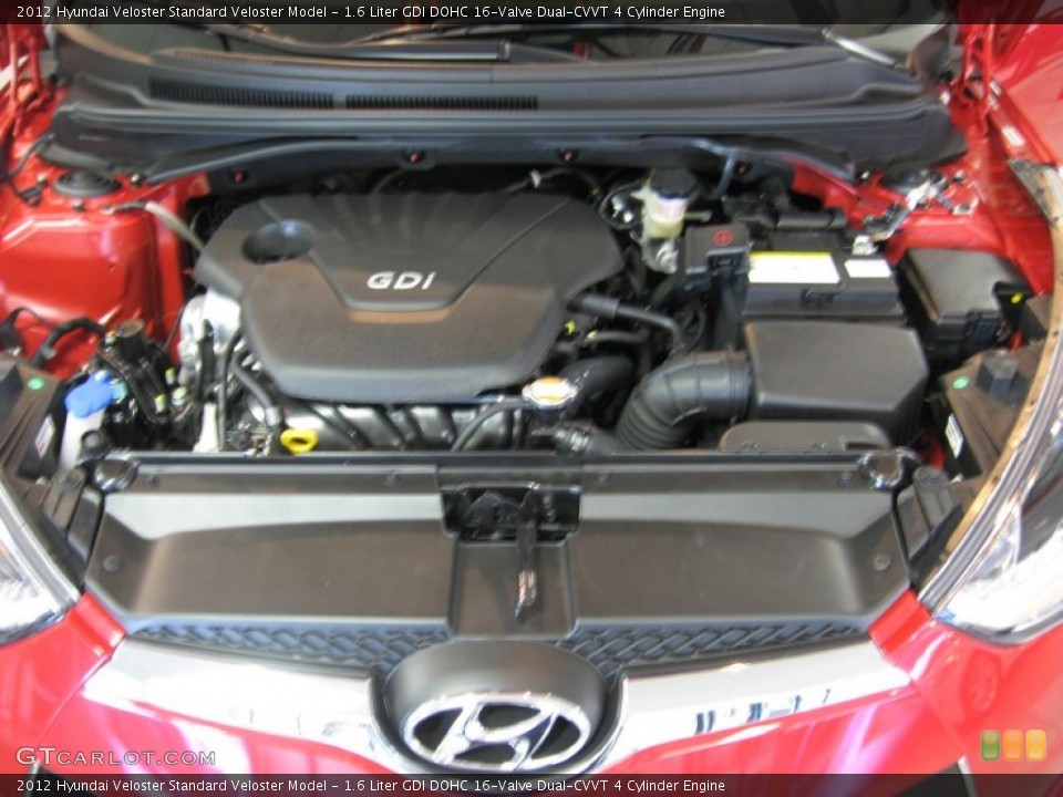 1.6 Liter GDI DOHC 16-Valve Dual-CVVT 4 Cylinder Engine for the 2012 Hyundai Veloster #54979249
