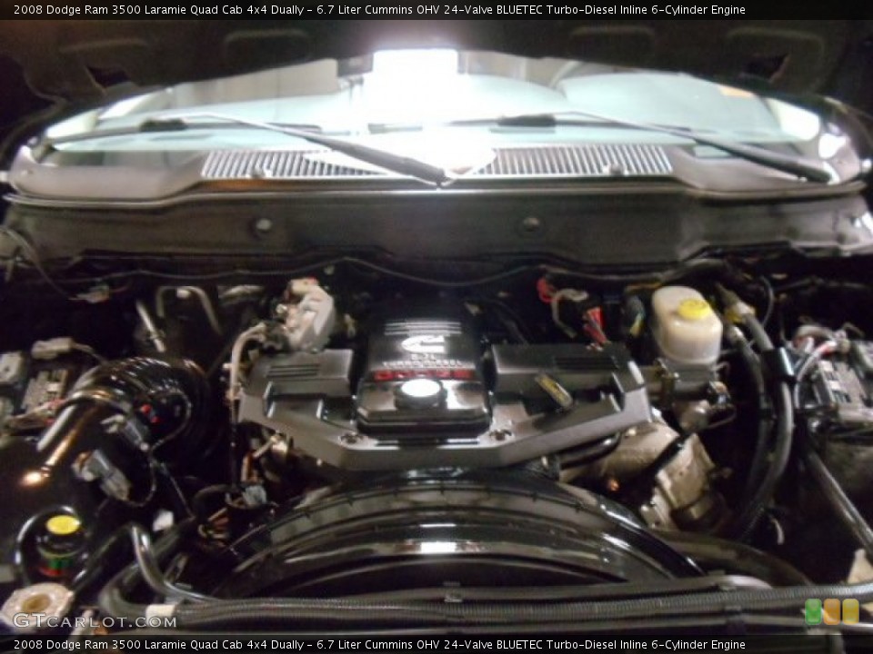 6.7 Liter Cummins OHV 24-Valve BLUETEC Turbo-Diesel Inline 6-Cylinder Engine for the 2008 Dodge Ram 3500 #54983165