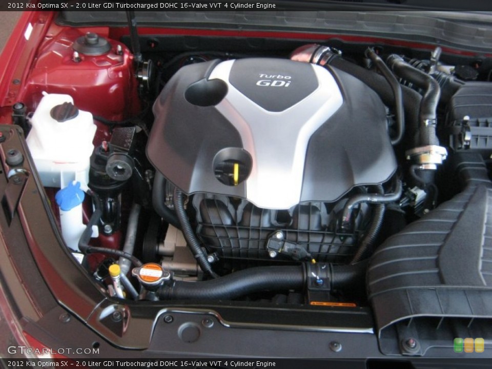 2.0 Liter GDi Turbocharged DOHC 16-Valve VVT 4 Cylinder Engine for the 2012 Kia Optima #54985807