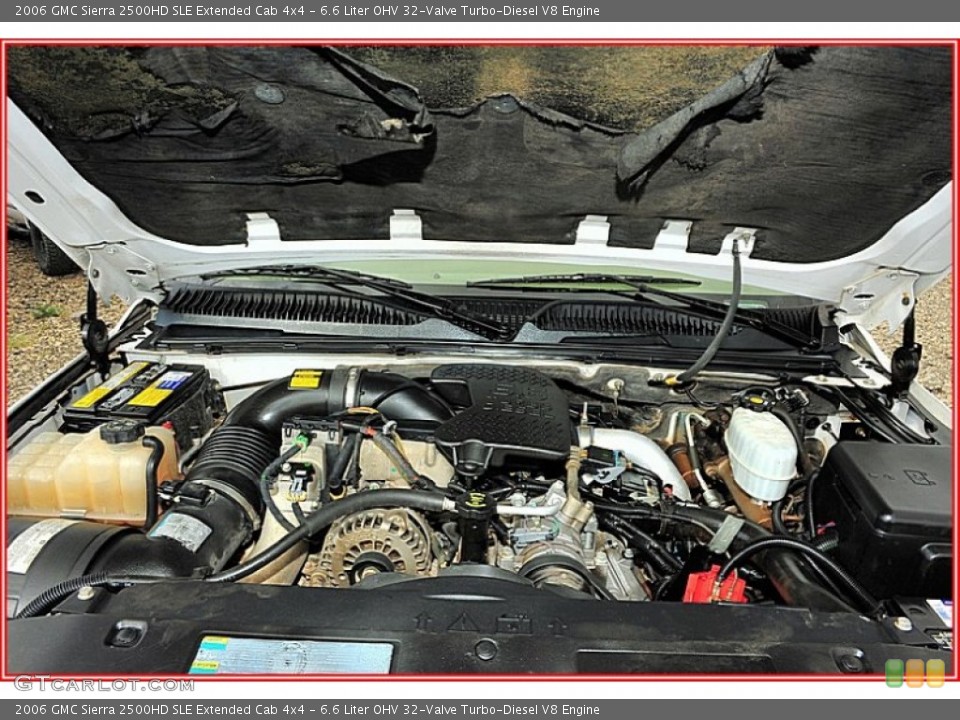 6.6 Liter OHV 32-Valve Turbo-Diesel V8 Engine for the 2006 GMC Sierra 2500HD #54997318