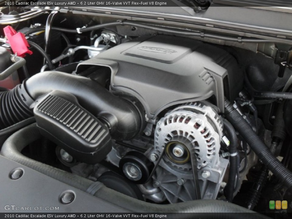 6.2 Liter OHV 16-Valve VVT Flex-Fuel V8 Engine for the 2010 Cadillac Escalade #55003651