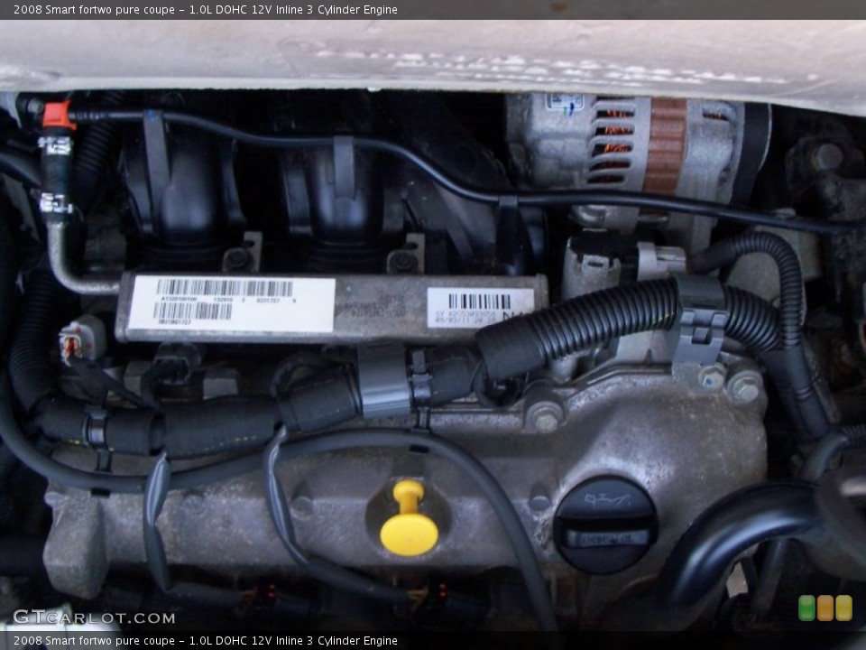 1.0L DOHC 12V Inline 3 Cylinder Engine for the 2008 Smart fortwo #55012112