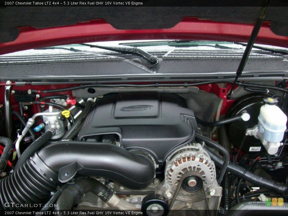 5.3 Liter Flex Fuel OHV 16V Vortec V8 Engine for the 2007 Chevrolet Tahoe #55016078
