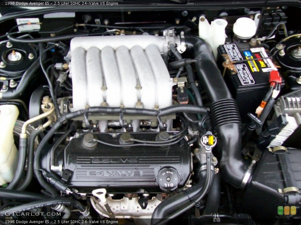 2.5 Liter SOHC 24-Valve V6 Engine for the 1998 Dodge Avenger #55016378