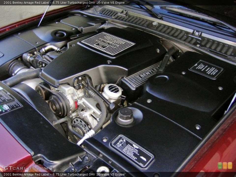 6.75 Liter Turbocharged OHV 16-Valve V8 Engine for the 2001 Bentley Arnage #55024617
