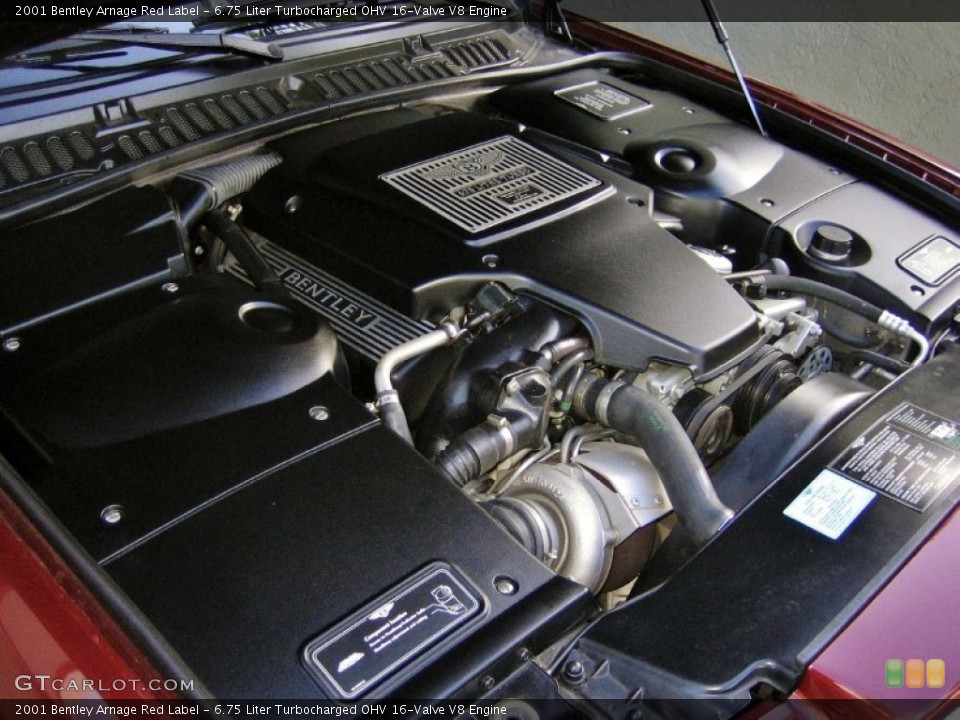 6.75 Liter Turbocharged OHV 16-Valve V8 Engine for the 2001 Bentley Arnage #55024626
