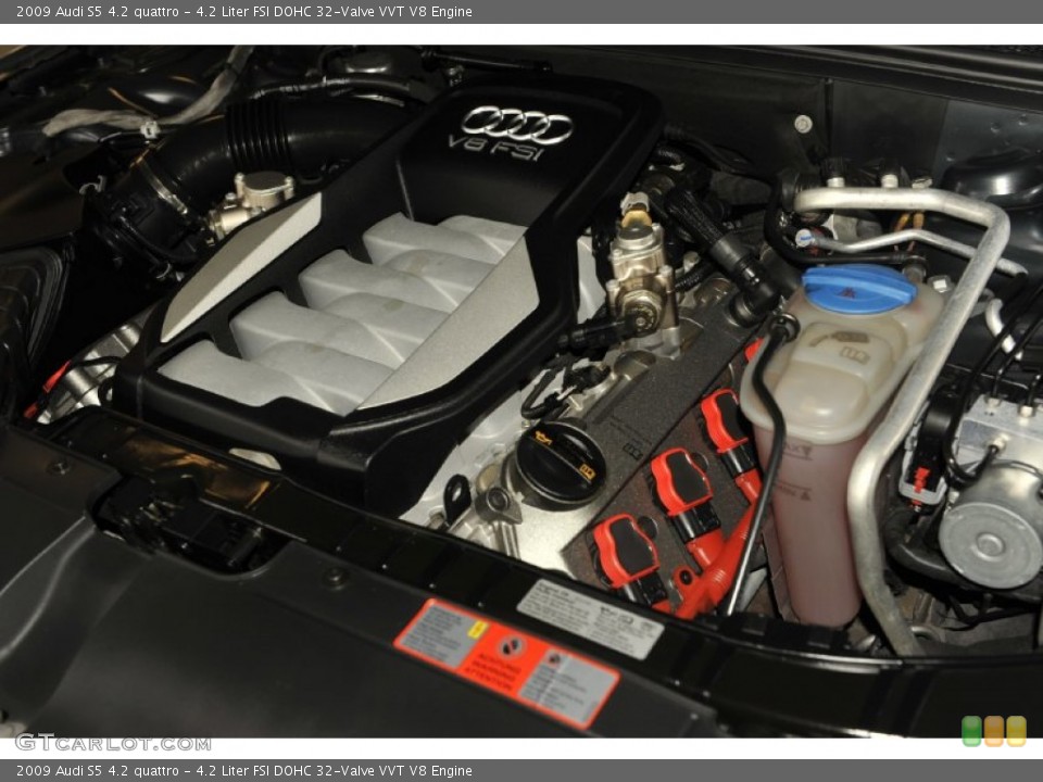 4.2 Liter FSI DOHC 32-Valve VVT V8 Engine for the 2009 Audi S5 #55024713