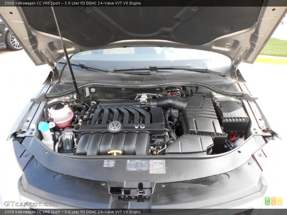 3.6 Liter FSI DOHC 24-Valve VVT V6 Engine for the 2009 Volkswagen CC #55029285