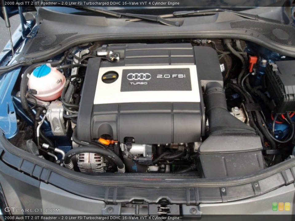2.0 Liter FSI Turbocharged DOHC 16-Valve VVT 4 Cylinder Engine for the 2008 Audi TT #55031106