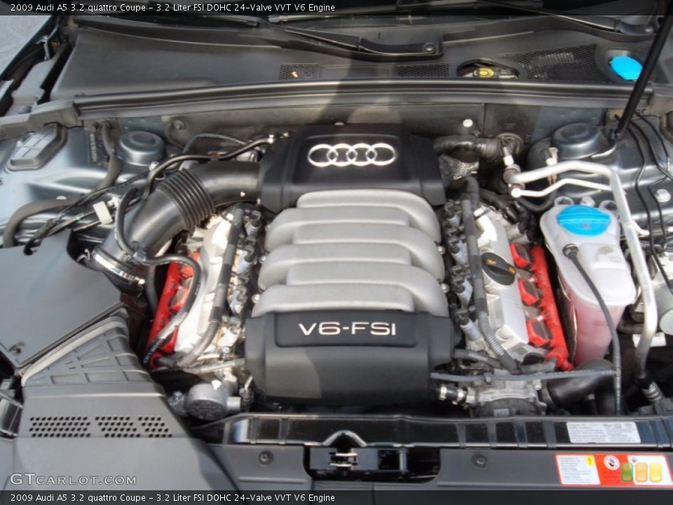 3.2 Liter FSI DOHC 24-Valve VVT V6 Engine for the 2009 Audi A5 #55031424