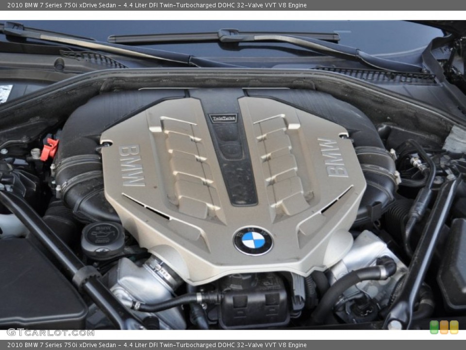 4.4 Liter DFI Twin-Turbocharged DOHC 32-Valve VVT V8 Engine for the 2010 BMW 7 Series #55048482
