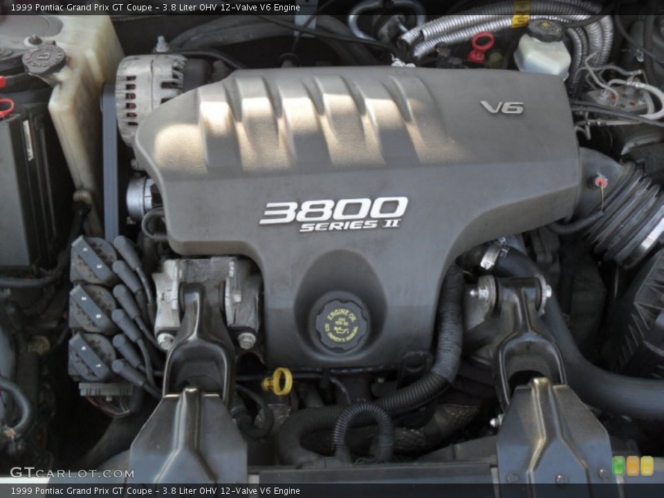 3.8 Liter OHV 12-Valve V6 1999 Pontiac Grand Prix Engine