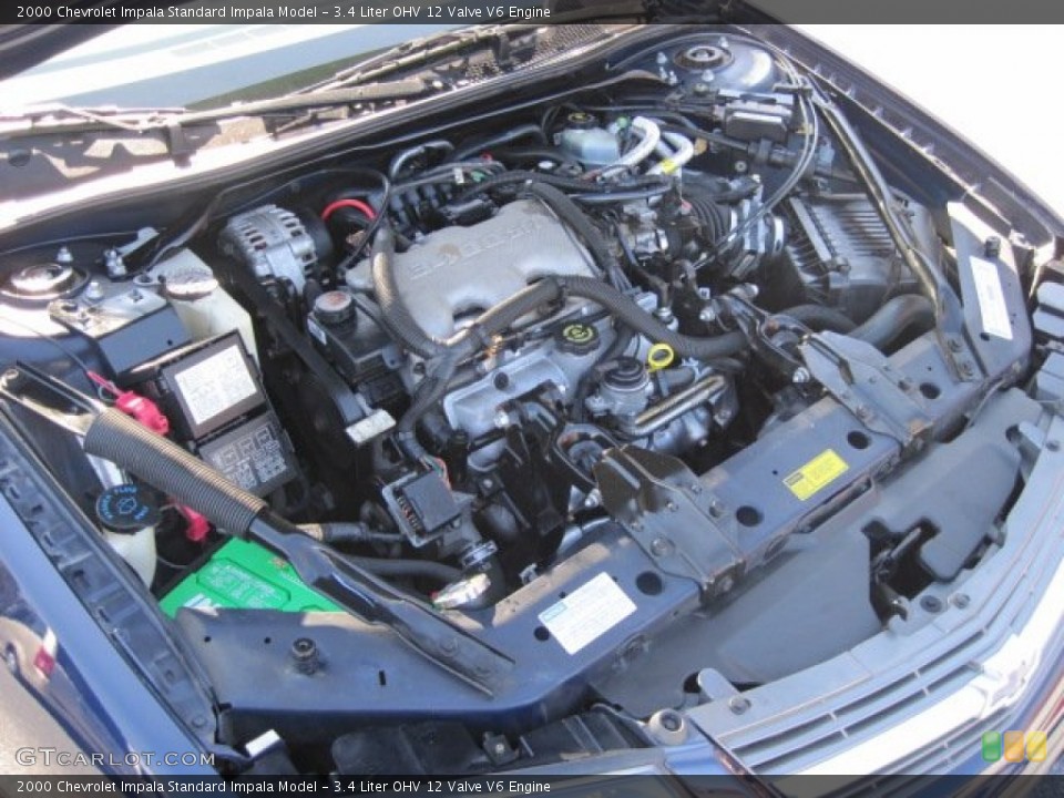 3.4 Liter OHV 12 Valve V6 Engine for the 2000 Chevrolet Impala #55065258