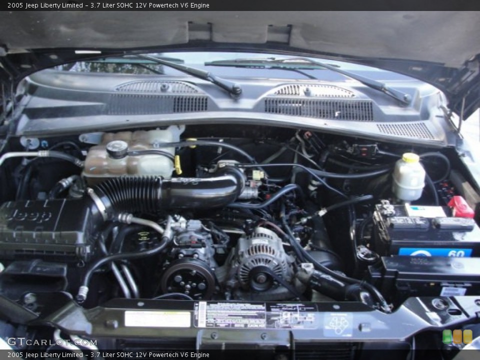 3.7 Liter SOHC 12V Powertech V6 Engine for the 2005 Jeep Liberty #55069077
