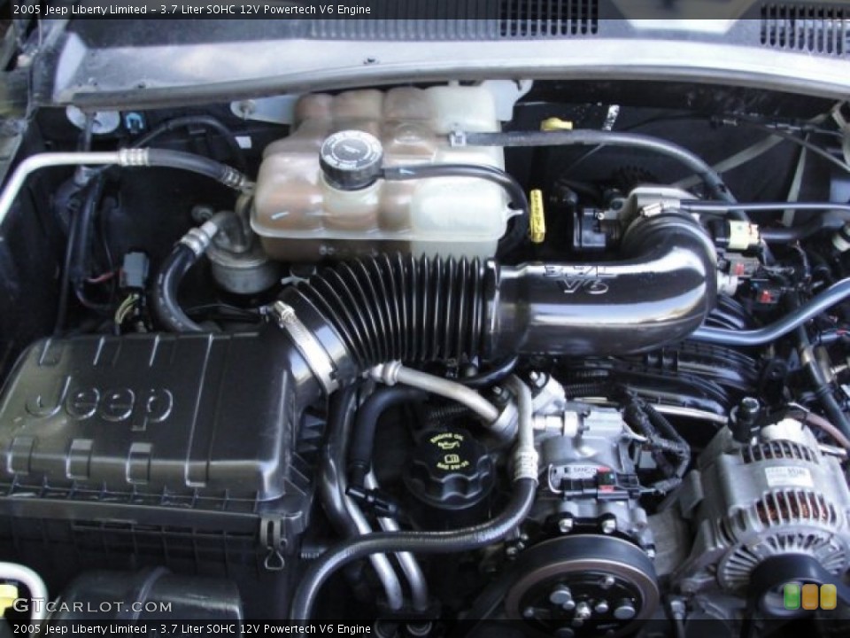 3.7 Liter SOHC 12V Powertech V6 Engine for the 2005 Jeep Liberty #55069083