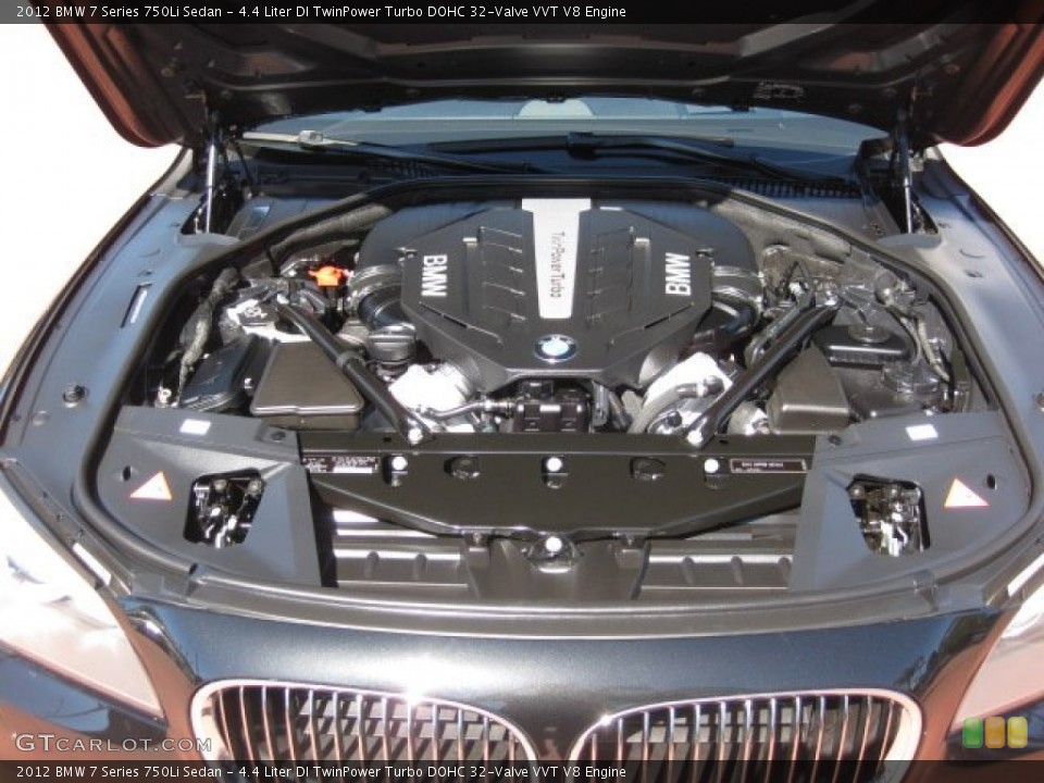 4.4 Liter DI TwinPower Turbo DOHC 32-Valve VVT V8 Engine for the 2012 BMW 7 Series #55076290