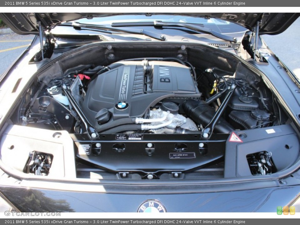 3.0 Liter TwinPower Turbocharged DFI DOHC 24-Valve VVT Inline 6 Cylinder Engine for the 2011 BMW 5 Series #55078192