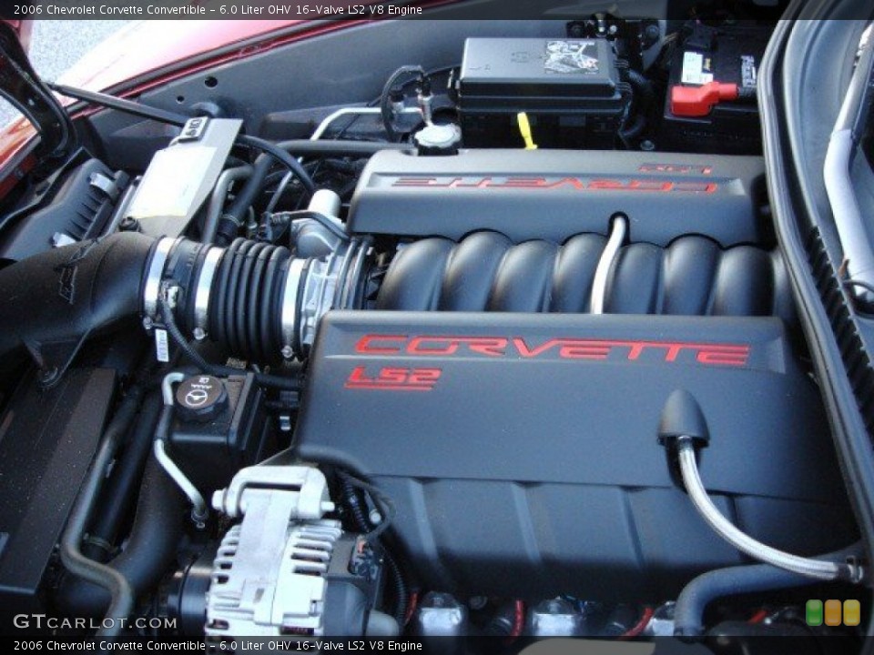 6.0 Liter OHV 16-Valve LS2 V8 Engine for the 2006 Chevrolet Corvette #55087447