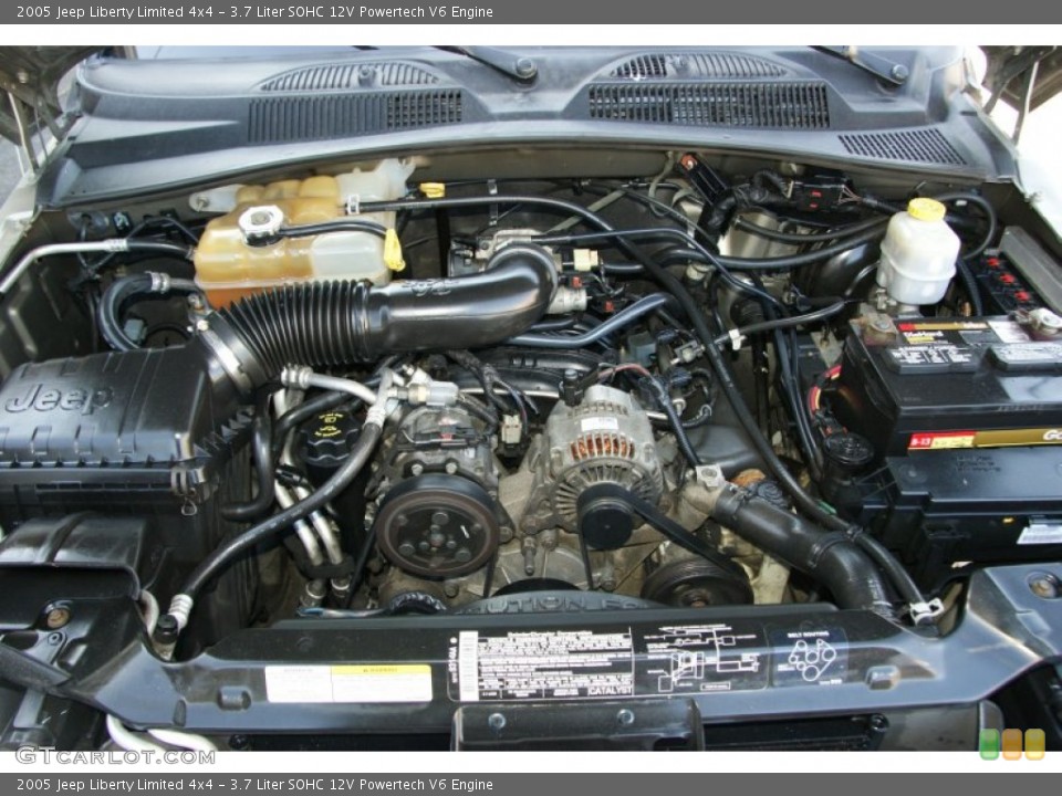 3.7 Liter SOHC 12V Powertech V6 Engine for the 2005 Jeep Liberty #55089169