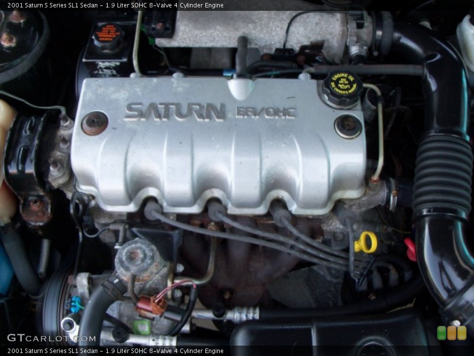 1.9 Liter SOHC 8-Valve 4 Cylinder Engine for the 2001 Saturn S Series #55090705