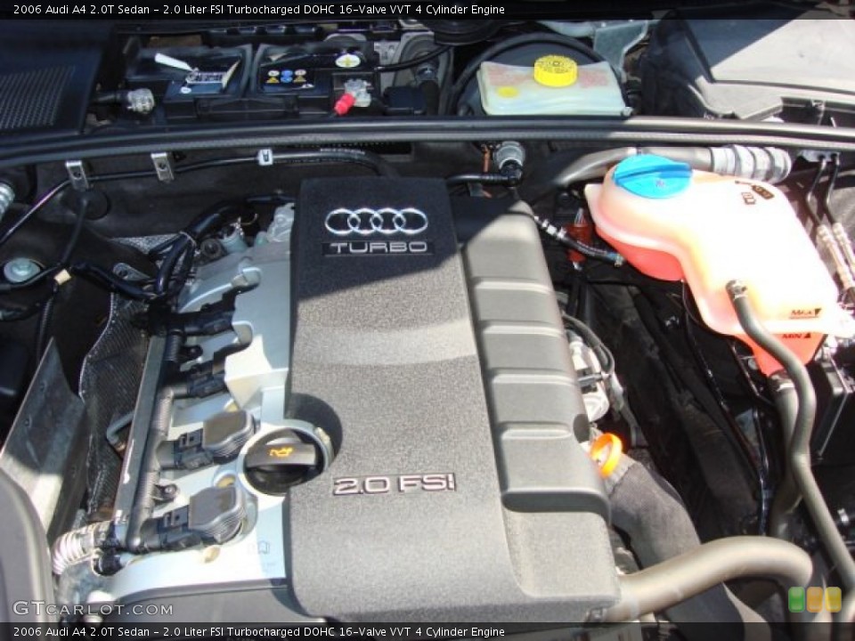 2.0 Liter FSI Turbocharged DOHC 16-Valve VVT 4 Cylinder Engine for the 2006 Audi A4 #55096330