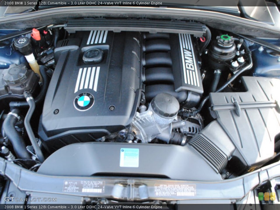 3.0 Liter DOHC 24-Valve VVT Inline 6 Cylinder Engine for the 2008 BMW 1 Series #55100785