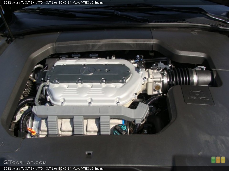 3.7 Liter SOHC 24-Valve VTEC V6 2012 Acura TL Engine