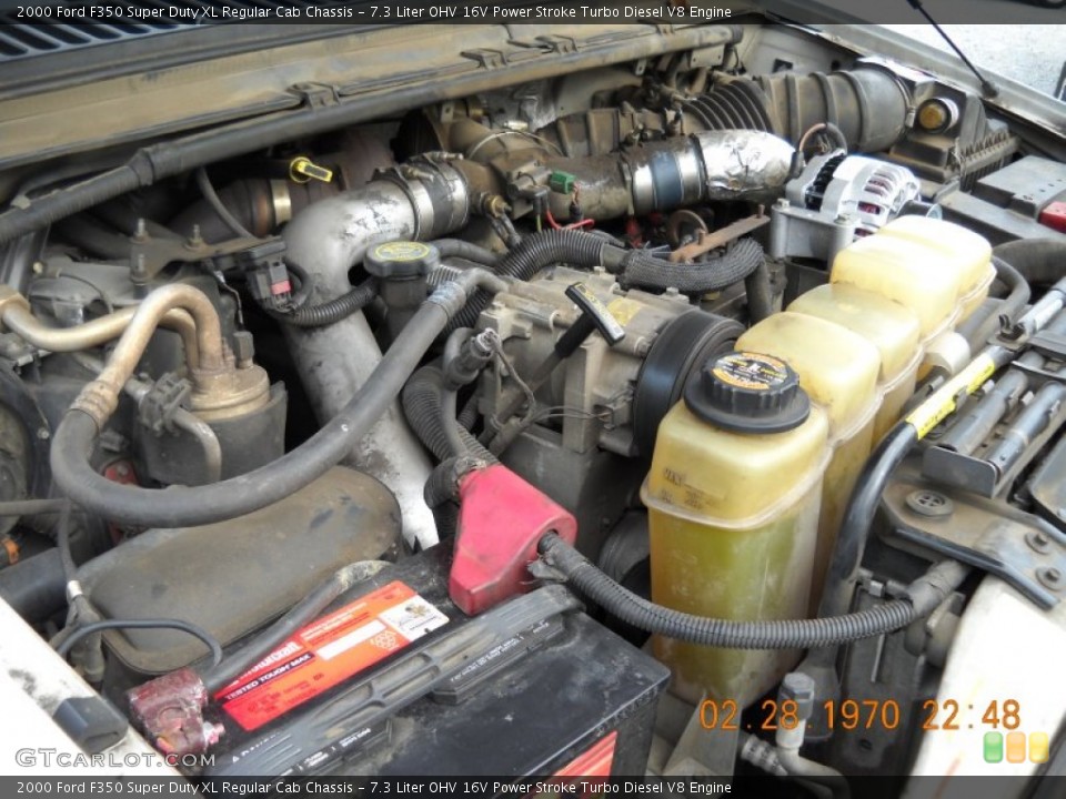 7.3 Liter OHV 16V Power Stroke Turbo Diesel V8 Engine for the 2000 Ford F350 Super Duty #55113982