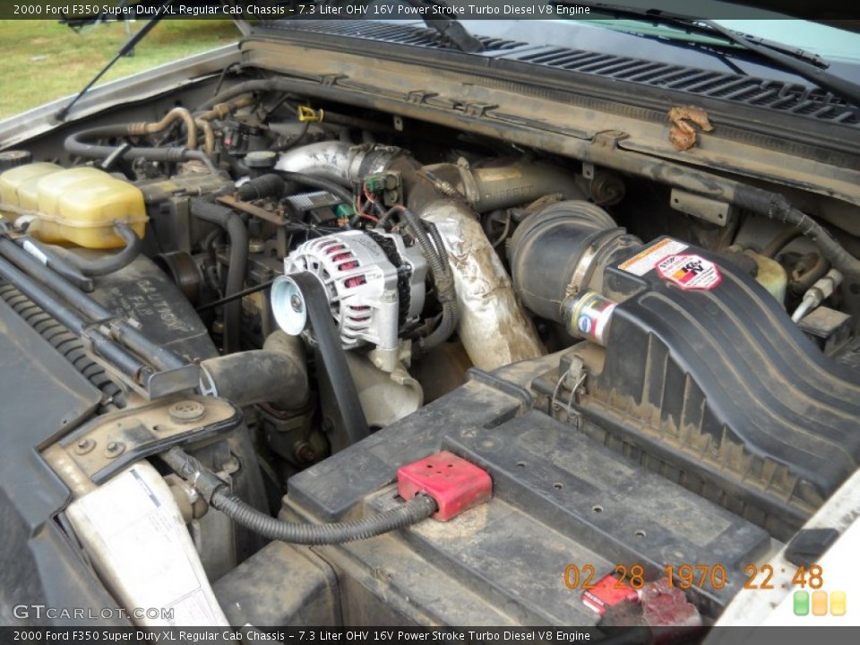 7.3 Liter OHV 16V Power Stroke Turbo Diesel V8 Engine for the 2000 Ford F350 Super Duty #55113992