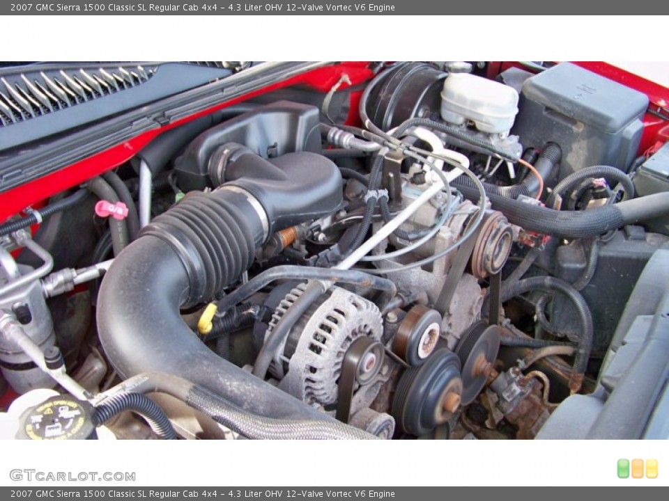 4.3 Liter OHV 12-Valve Vortec V6 Engine for the 2007 GMC Sierra 1500 #55131252