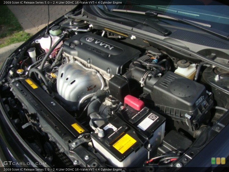 2.4 Liter DOHC 16-Valve VVT-i 4 Cylinder Engine for the 2009 Scion tC #55132821