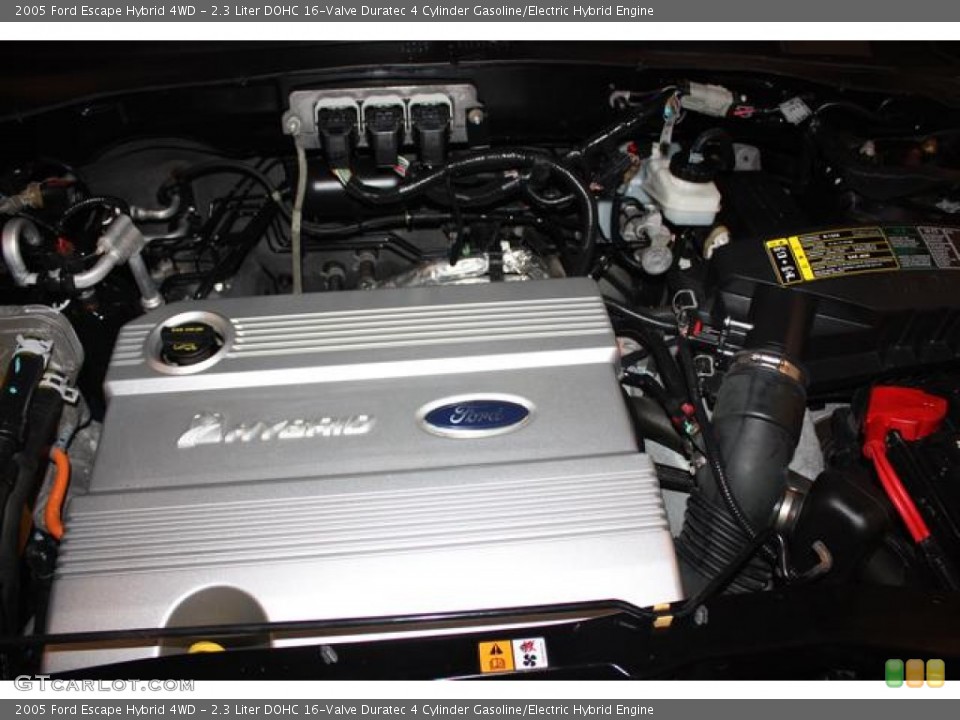 2.3 Liter DOHC 16-Valve Duratec 4 Cylinder Gasoline/Electric Hybrid Engine for the 2005 Ford Escape #55136633