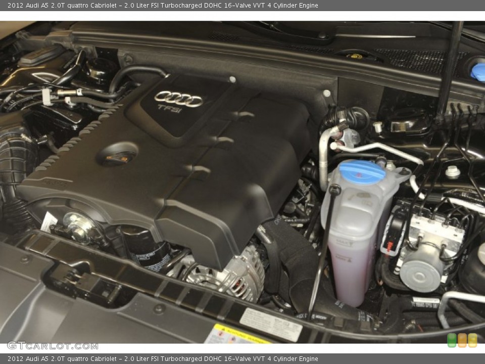 2.0 Liter FSI Turbocharged DOHC 16-Valve VVT 4 Cylinder Engine for the 2012 Audi A5 #55142804