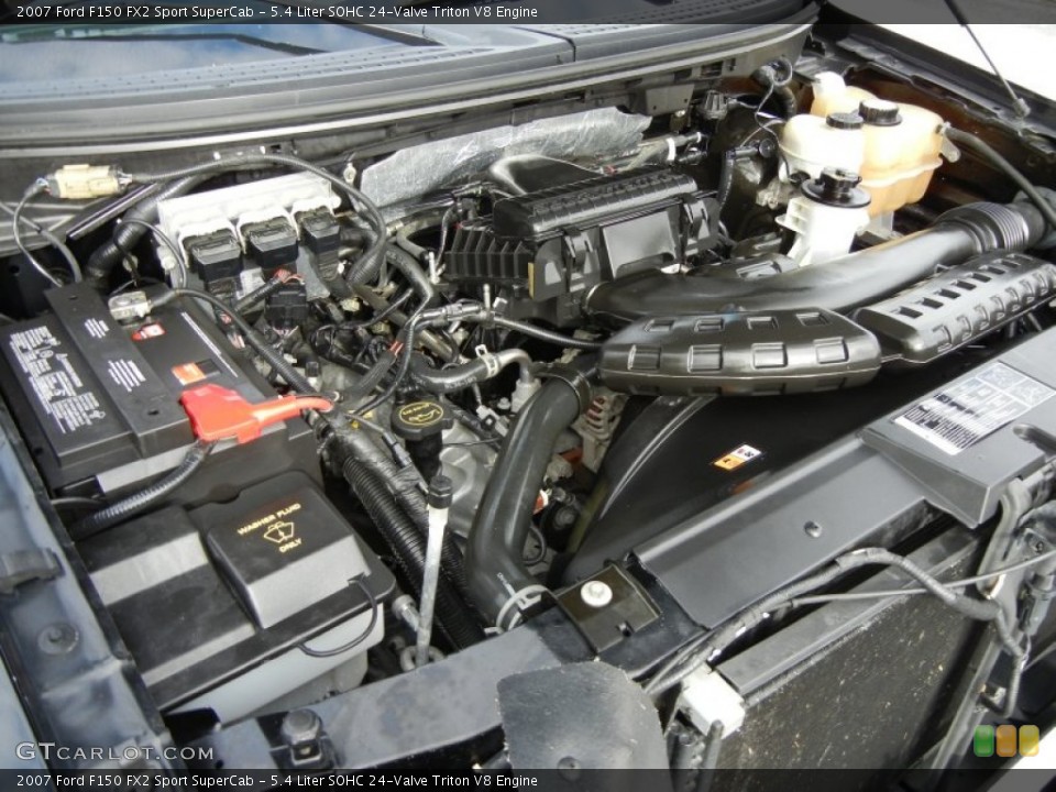 5.4 Liter SOHC 24-Valve Triton V8 Engine for the 2007 Ford F150 #55147136