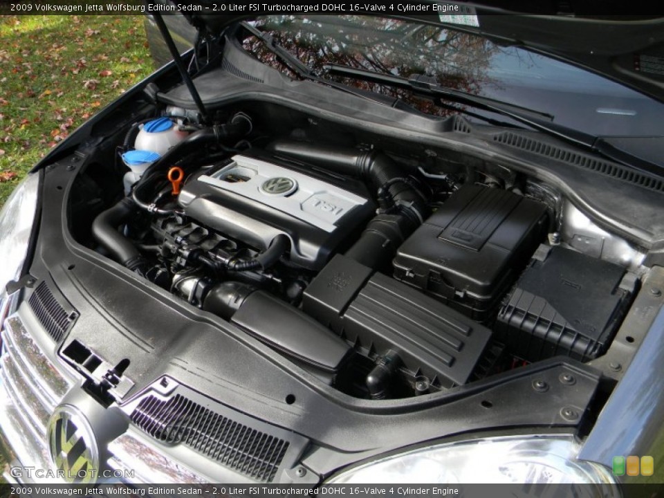 2.0 Liter FSI Turbocharged DOHC 16-Valve 4 Cylinder Engine for the 2009 Volkswagen Jetta #55149716
