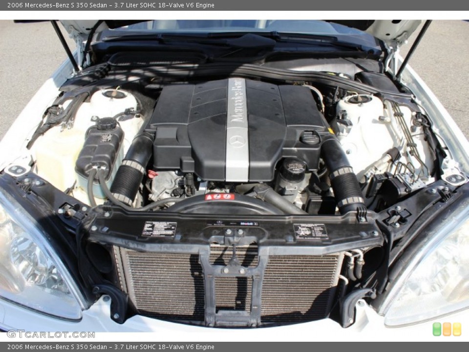 3.7 Liter SOHC 18-Valve V6 Engine for the 2006 Mercedes-Benz S #55154829