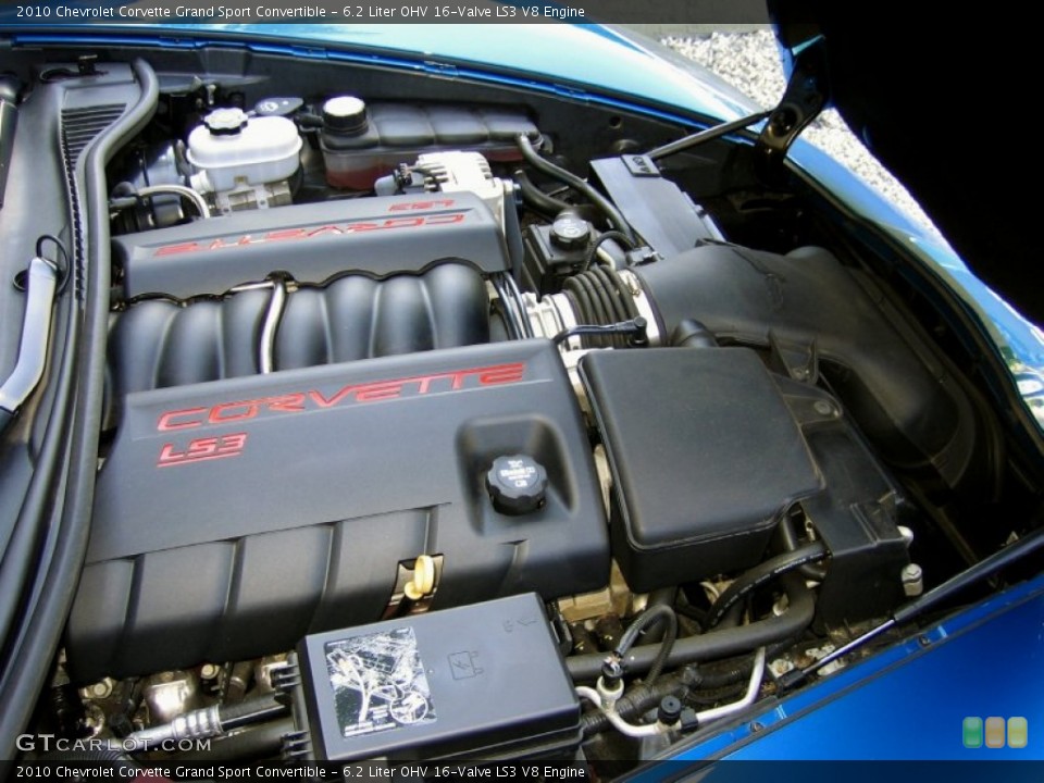 6.2 Liter OHV 16-Valve LS3 V8 Engine for the 2010 Chevrolet Corvette #55156271