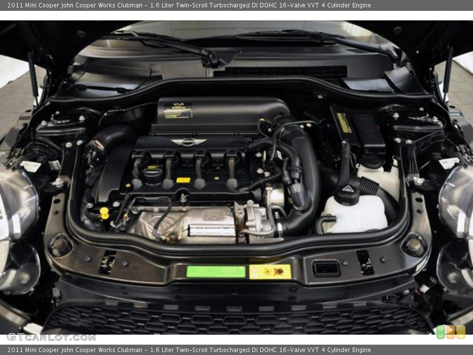 1.6 Liter Twin-Scroll Turbocharged DI DOHC 16-Valve VVT 4 Cylinder 2011 Mini Cooper Engine
