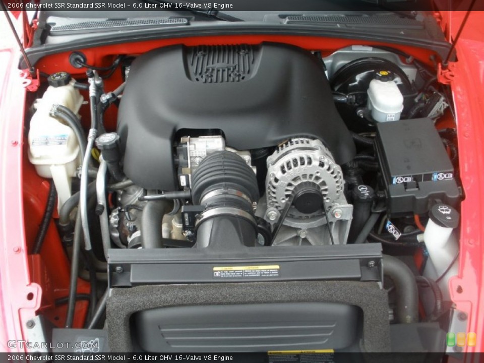 6.0 Liter OHV 16-Valve V8 Engine for the 2006 Chevrolet SSR #55159985