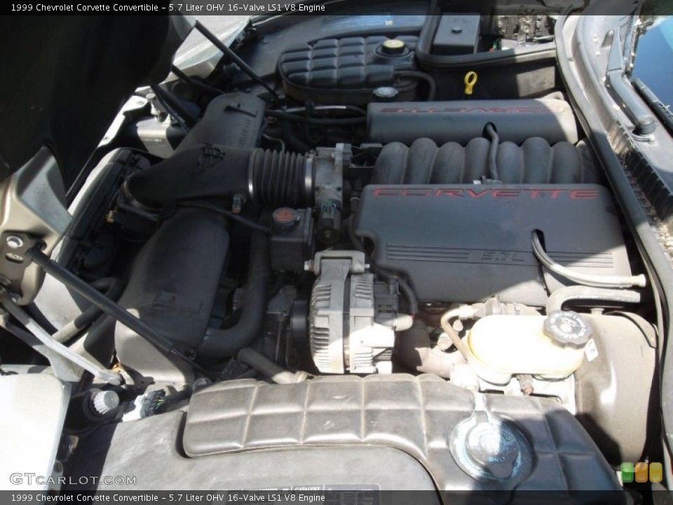 5.7 Liter OHV 16-Valve LS1 V8 Engine for the 1999 Chevrolet Corvette #55160847