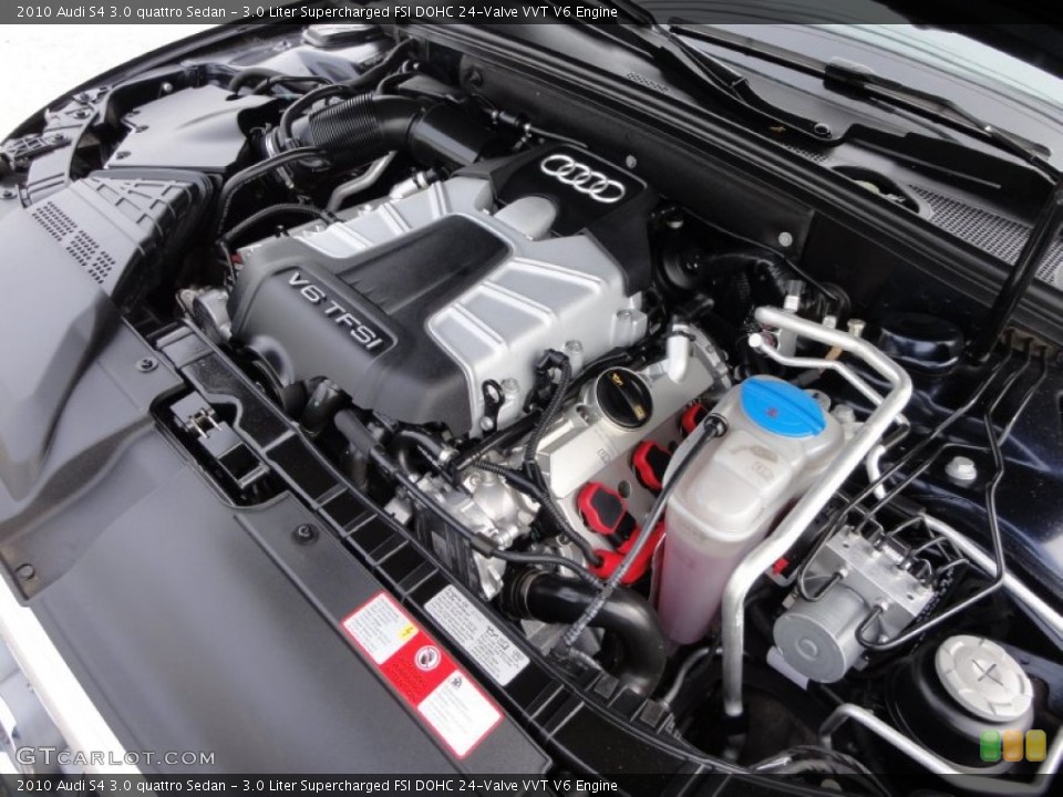 3.0 Liter Supercharged FSI DOHC 24-Valve VVT V6 Engine for the 2010 Audi S4 #55161540