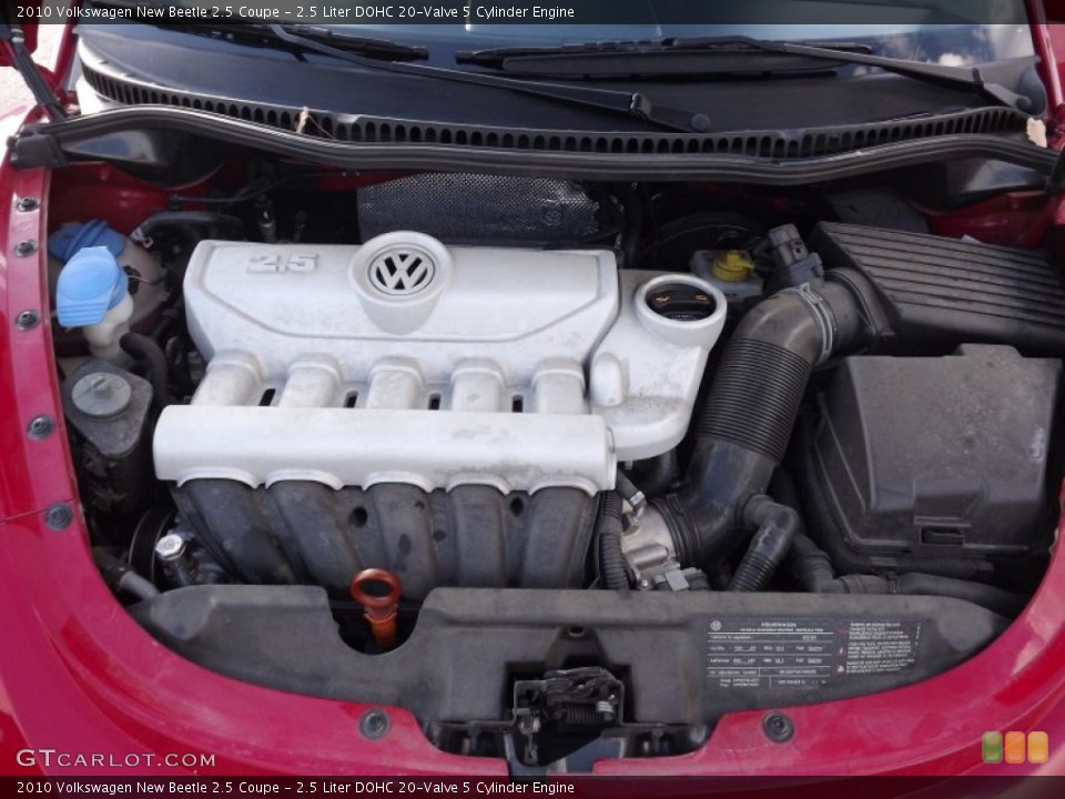 2.5 Liter DOHC 20-Valve 5 Cylinder Engine for the 2010 Volkswagen New Beetle #55164873