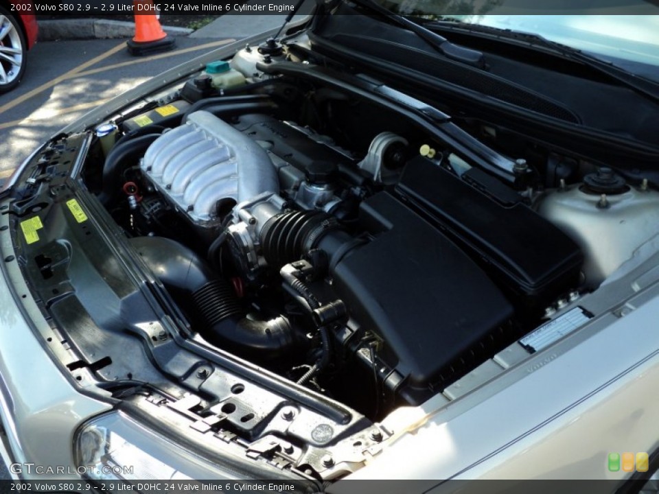 2.9 Liter DOHC 24 Valve Inline 6 Cylinder 2002 Volvo S80 Engine