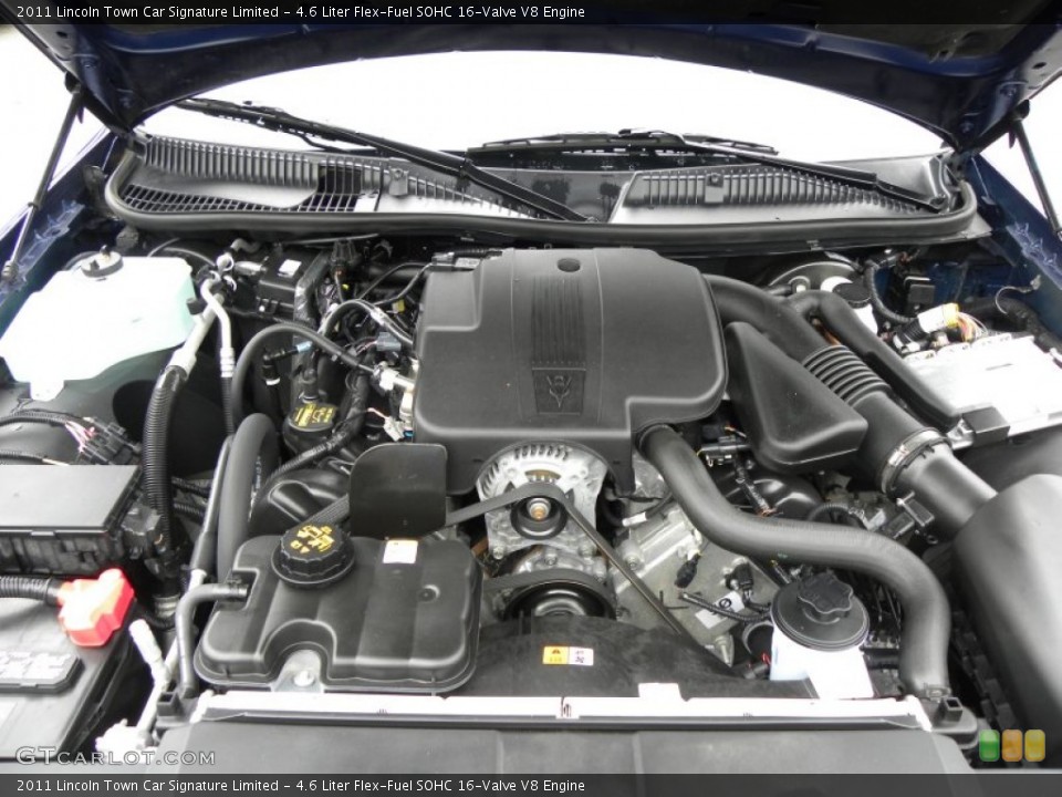 4.6 Liter Flex-Fuel SOHC 16-Valve V8 Engine for the 2011 Lincoln Town Car #55176528