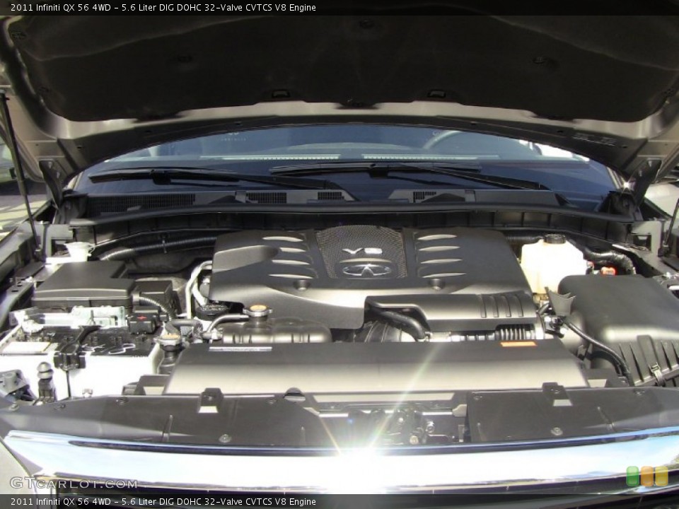 5.6 Liter DIG DOHC 32-Valve CVTCS V8 Engine for the 2011 Infiniti QX #55180341