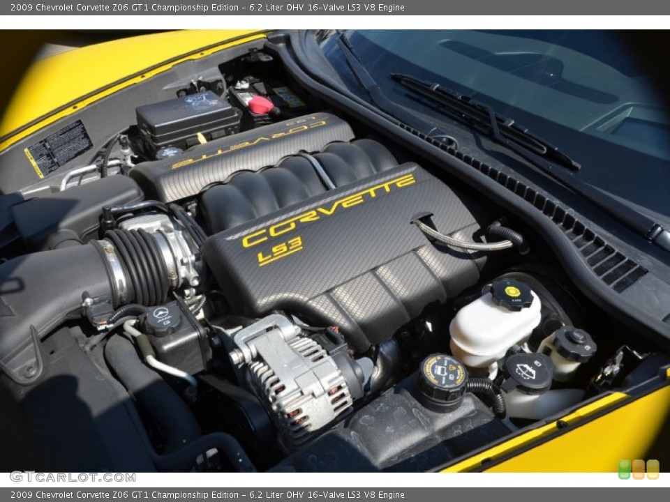 6.2 Liter OHV 16-Valve LS3 V8 Engine for the 2009 Chevrolet Corvette #55190189