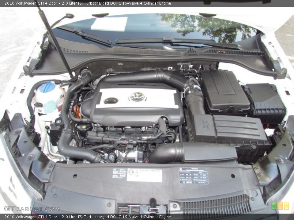 2.0 Liter FSI Turbocharged DOHC 16-Valve 4 Cylinder Engine for the 2010 Volkswagen GTI #55194501