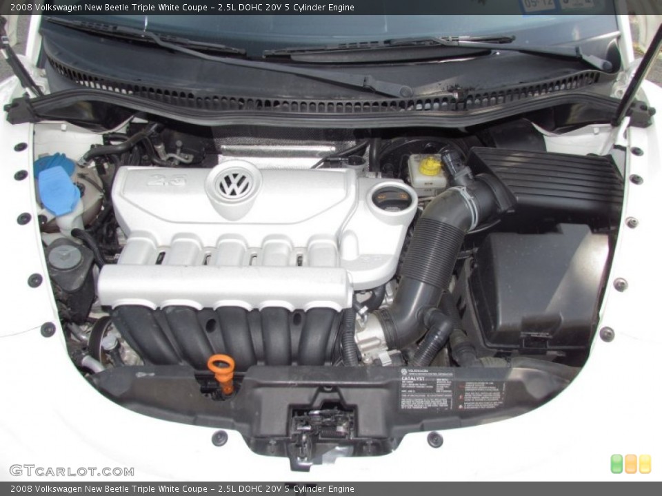 2.5L DOHC 20V 5 Cylinder Engine for the 2008 Volkswagen New Beetle #55195275