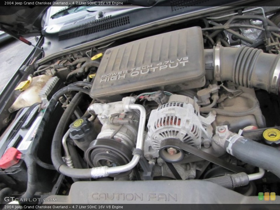 4.7 Liter SOHC 16V V8 Engine for the 2004 Jeep Grand Cherokee #55199904