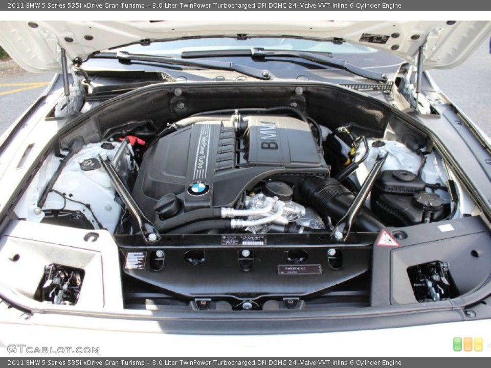 3.0 Liter TwinPower Turbocharged DFI DOHC 24-Valve VVT Inline 6 Cylinder Engine for the 2011 BMW 5 Series #55213564